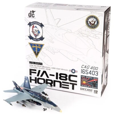 JC Wings 1/72 F-18C Hornet US Navy Blue Blasters Last Cruise JCW-72-F15-014 2018 - Image 1 of 4