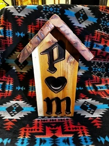 Bird house- show the love your your significant othermade with your initials - Picture 1 of 6