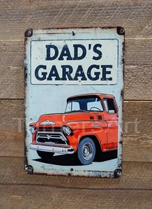 Papas Garage Schild 8x12 Made in USA - Bild 1 von 1