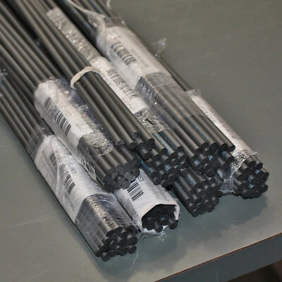 (148) Varillas de plástico Mitsubishi Chemical Nylatron 2XPE3, 1/4" x 72" / 6 pies, negras Foto 1 de 4