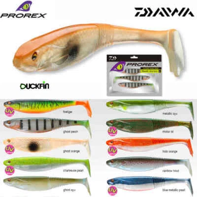 2 Stück Daiwa Prorex Classic Shad Duckfin 25,0cm Gummifisch Farbe zur Auswahl - Bild 1 von 2