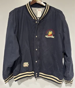 Disney Store Winnie The Pooh Bear Of Distinction Essentials Bomber Jacket XL - Picture 1 of 15