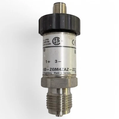 WIKA S-10 Pressure Transmitter 0-3 Bar 4-20mA DC 10-30V Industrial Sensor - Image 1 of 4