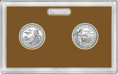 2021 s quarters proof set - 2 coins, no box/coa, unavailable at mint Cover