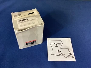 NEW Chris Products Bullet Turn Signal - Black Nickel Red Lens, Rear, 8500R* - Picture 1 of 4