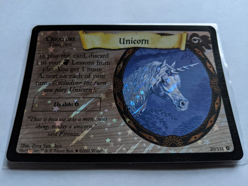 Harry Potter TCG Unicorn Foil 20/116 - Image 1 of 4