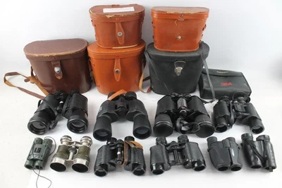 Assorted Vintage Binoculars of Various Brands and Magnifications Job Lot - Image 1 of 4