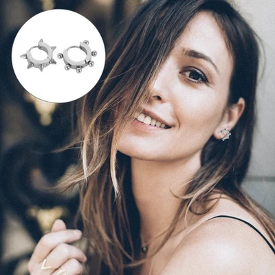  8 Pcs Orecchini Polsino Orecchio Polsini Per Le Orecchie Senza Piercing - Immagine 1 di 4