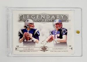MINT ROOKIE 2011 Topps Gridiron Legends Legendary Combos Tom Brady Ryan Mallett - Picture 1 of 2