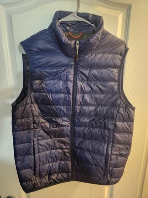 Hawke & Co Vest Mens Large Blue Puffer Down Fill Packable Lightweight Jacket Men - Image 1 of 4