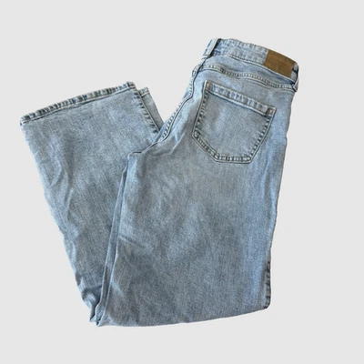 Abercrombie & Fitch Jeans Light Wash High Rise Kids Denim Girls 15/16 Short Blue - Image 1 of 4