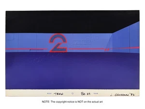 TRON 1982 ORIGINAL PRODUCTION ART - Picture 1 of 2