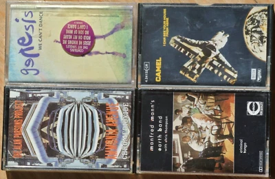 CAMEL I Can See + MANFRED MANN'S EARTH + GENESIS + A PARSONS 4xCassettes UsedVG+ - Image 1 of 4