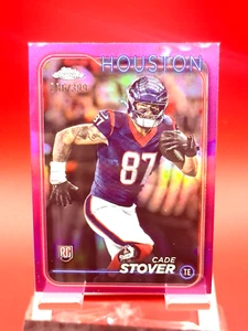 2024 Topps Chrome Cade Stover Rookie REFRACTOR ROSA RC/399 #236 - Imagen 1 de 2
