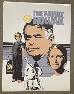 HTF NBC’s Glenn Ford The Family Holvak Vintage Promo Poster 1979 22x28” - Picture 1 of 4