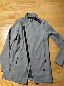 Ogio Tech Fleece Performance Funnel Zip Jacket Gray Size Medium NWT effectv - Picture 1 of 9