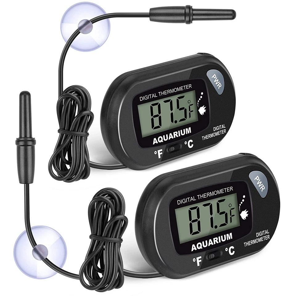 2-Pack Aquarium Thermometer, Fish Tank Thermometer,  Water Thermometer - Image 1 of 4