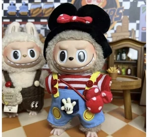 POP MART LABUBU The Monsters Plush Doll Mini Dress Keychain Doll Clothes No Toys