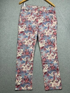Vintage Lauren Ralph Lauren Straight Ankle Jeans Womens Size 8 Paisley - Picture 1 of 14