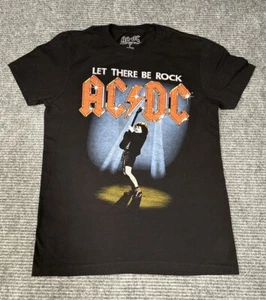 AC/DC T-Shirt Let There Be Rock World Tour Reprint Black 2018 - Picture 1 of 11