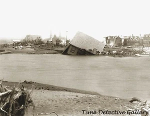 Devastazione del 1889 Johnstown, Pennsylvania Flood (19) - Stampa fotografica storica - Foto 1 di 1