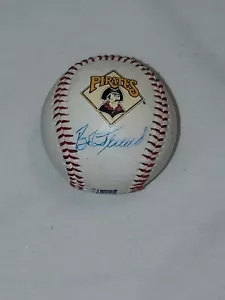 Bob Friend Signed Pittsburgh Pirates Logo Baseball - Picture 1 of 1
