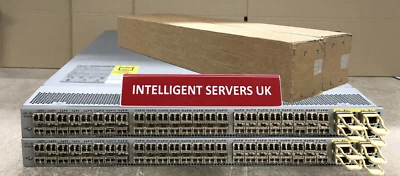 2x Cisco Nexus N3K-C3064PQ-10GX Switch 96x 10Gbit SFP+ 8x 40Gbit QSFP - Image 1 of 2