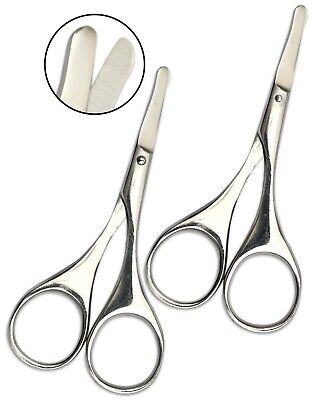 Stainless Steel Baby Safety Scissors Rounded Tips Manicure Newborn Child Nail • 3.95£