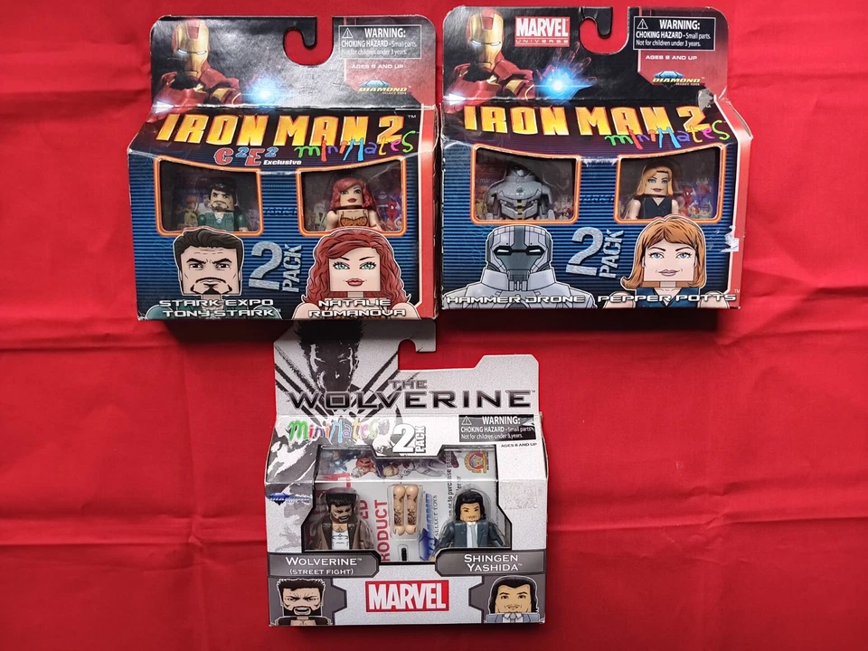 Lote Iron Man 2 Minimates Foto 1 de 1