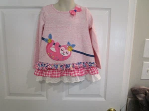Rare Edition Size 5 Girls Pink Long Sleeve Top SALE!! - Picture 1 of 9