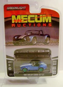 1967 '67 SHELBY COBRA 427 S/C GREEN MACHINE CHASE MECUM AUCTIONS GREENLIGHT 2019 - Picture 1 of 2