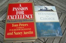 Lot of 2: Winning Is a Choice 2007 Meier + A Passion for Excellence 1985 Peters