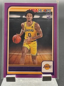 2023-24 Panini NBA Hoops - Rookies Purple #238 Jalen Hood-Schifino (RC) - Picture 1 of 2