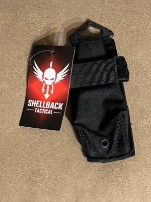 SHELLBACK TACTICAL SBT-7030-BK Flashlight Pouch Multitool Knife Black New