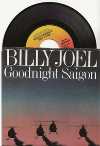 BILLY JOEL GOODNIGHT SAIGON  RARE SINGLE FROM USA + PIC COVER, MINT - Picture 1 of 2