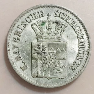 ALEMANIA GERMANY BAVIERA BAVARIA BAYERN 3 KREUZER 1865 SC - Imagen 1 de 2