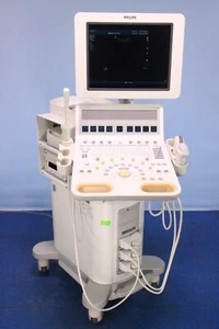Philips HD15 Ultraschall 2010 mit Sonden, Drucker, DVD-Recorder, OBGYN Ultraschall - Bild 1 von 17
