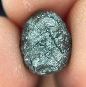 Loser roher blauer Rohdiamant - natürlicher ungeschliffener Erdabbaustein für... - Bild 1 von 9