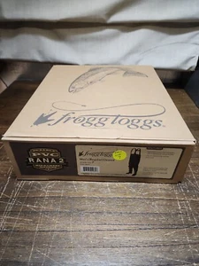 Frogg Toggs Rana II PVC Bootfoot Cleated Chest Waders Sizes 7 Brown #2715249 - Picture 1 of 8