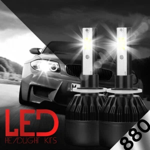 XENTEC Cree LED Headlight 880 H27 881 6000K Low Beam Fog DRL Bulb White - Picture 1 of 12