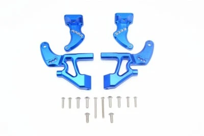 Soporte de ala trasera de aluminio GPM 1/10 para TRAXXAS E REVO 2.0 SIN ESCOBILLAS-86086-4 AZUL Foto 1 de 4