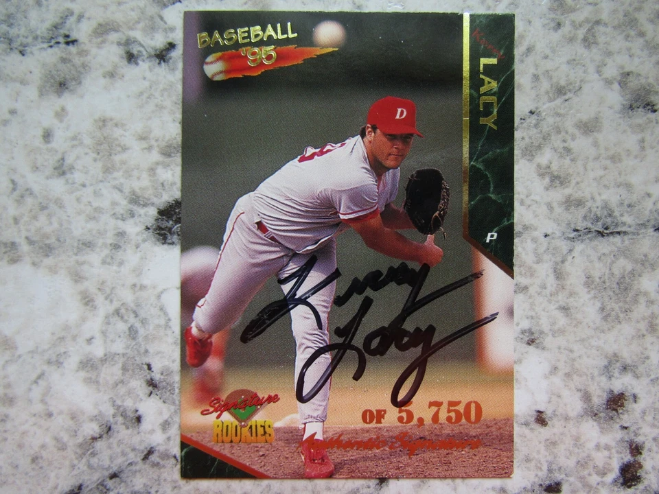 Rangers Kerry Lacy Signed Autographed 1995 Signature Rookies Mint - Image 1 of 1