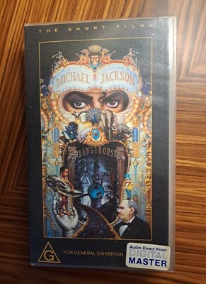 Michael Jackson Dangerous The Short Films Video Cassette Australian Pressing 93 - Image 1 of 4