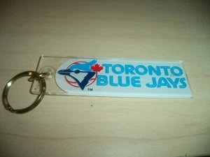 Vintage MLB Toronto Blue Jays Large Acrylic Keychain 5" x 1.5" - Picture 1 of 2