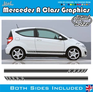 Calcomanías adhesivas gráficas Mercedes Clase A Sport rayas AMG A45 026 - Imagen 1 de 5