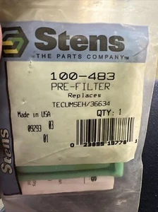 Stens 100-483 Pre Filter Tecumseh Replaces 36634, 740061, 740061A, 740061C - Picture 1 of 2
