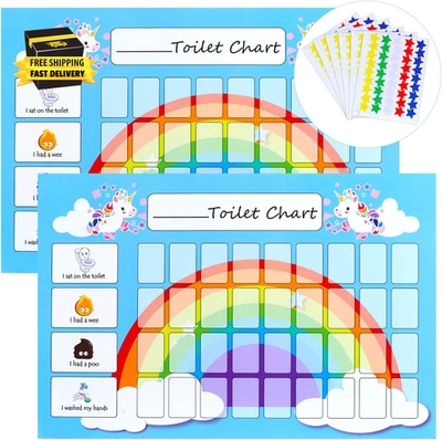 Таблица наград для приучения к горшку и туалету Unicorn 270 Star St упаковка 2 шт. - Изображение 1 из 4