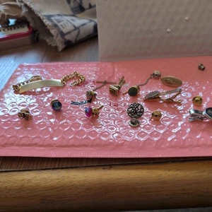 Konvolut 12+ Vintage Herren Krawatten Tacs, Stege, Armband, mehr  - Bild 1 von 12