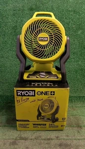 RYOBI 7-1/2" Hybrid WHISPER Srs 18V Cordless Fan - Tool Only, PCL811B- FOR PARTS - Picture 1 of 7