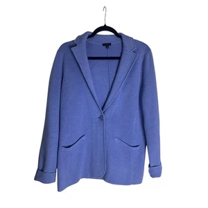 Talbots Blau Strick Blazer Medium | Klassisch Preppy Academia Workwear Lagenlook - Bild 1 von 6